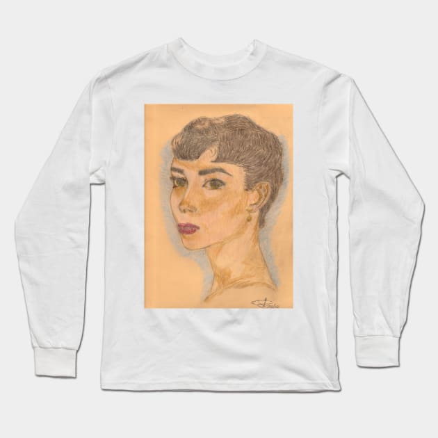 Audry Long Sleeve T-Shirt by Ezhael